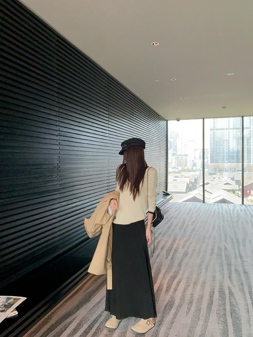 <曾小咸推荐>2.24现货秒杀 ！微信超特价！2色韩系撞色假两件长袖  日常119.99 立减60 秒杀59.99！！ 半身裙 秒杀79.99！！ 商品图11