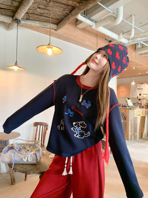 <曾小咸推荐>2.24现货秒杀 ！微信超特价！卡通印花加绒长袖t恤 日常169.99 立减100 秒杀69.99！！ 商品图11