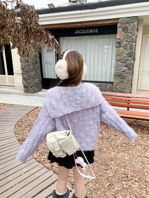 <曾小咸推荐>2.24现货秒杀 ！微信超特价！ 韩系立体钩花毛衣 日常229.99 立减130 秒杀99.99！！ 半裙 秒杀79.99！！ 商品图7