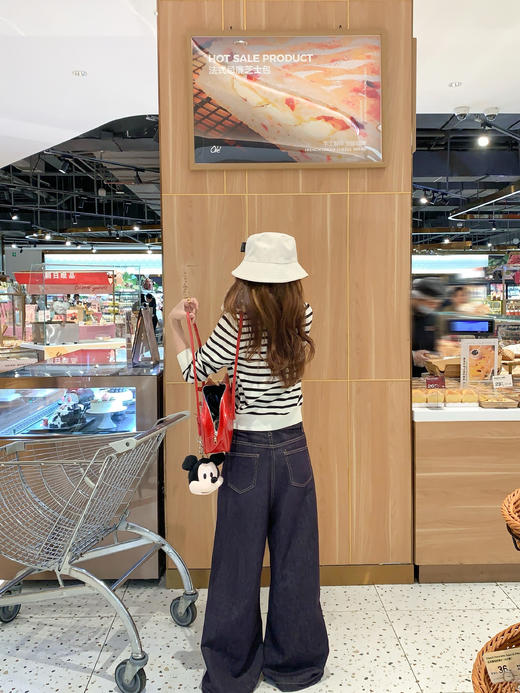 <曾小咸推荐>2.25现货秒杀 ！微信超特价！韩系翻领条纹针织衫 日常219.99 立减130 秒杀89.99！！ 商品图13