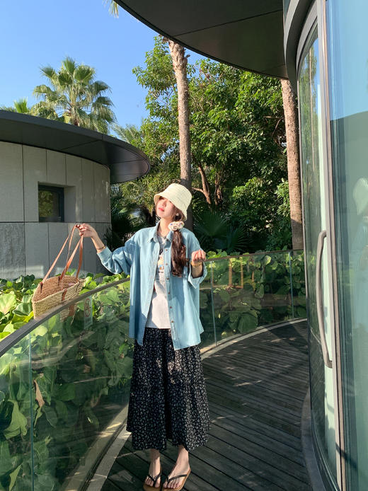 <曾小咸推荐>2.24现货秒杀 ！微信超特价！复古翻领牛仔衬衫 日常199.99 立减110 秒杀89.99！！休闲裤 秒杀69.99！！ 商品图5