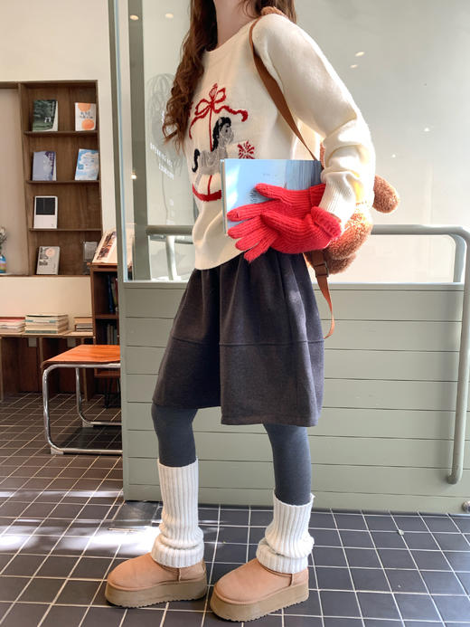 <曾小咸推荐>2.25现货秒杀 ！微信超特价！韩系刺绣毛衣 日常179.99 立减90 秒杀89.99！！ 商品图10