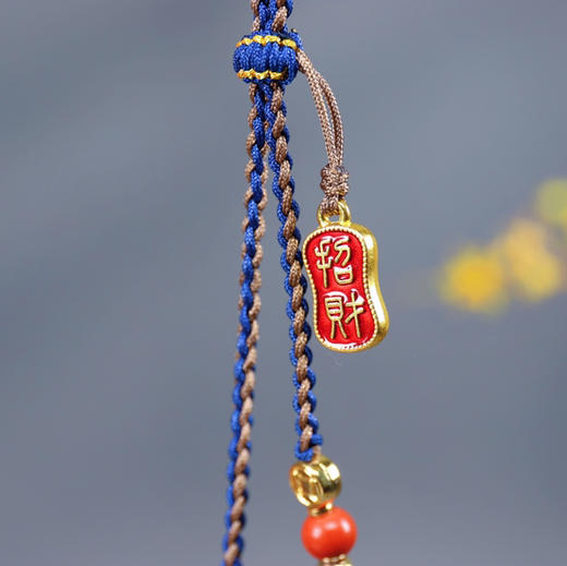 朱砂武财神挂饰、车挂 商品图5