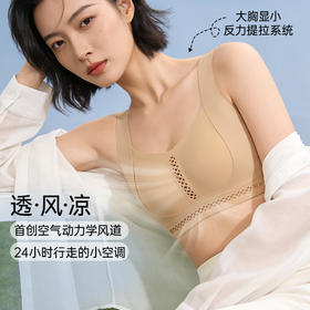 💗【提拉显小6.0呼吸力 B-E杯】【首创空气动力学风道-T区镂空散热结构】【微胶囊缓释技术-水肌柔感面料】【独家专研云感杯-大胸显小】润微呼吸力内衣大胸显小内衣【提拉系列】【部分尺码预售】