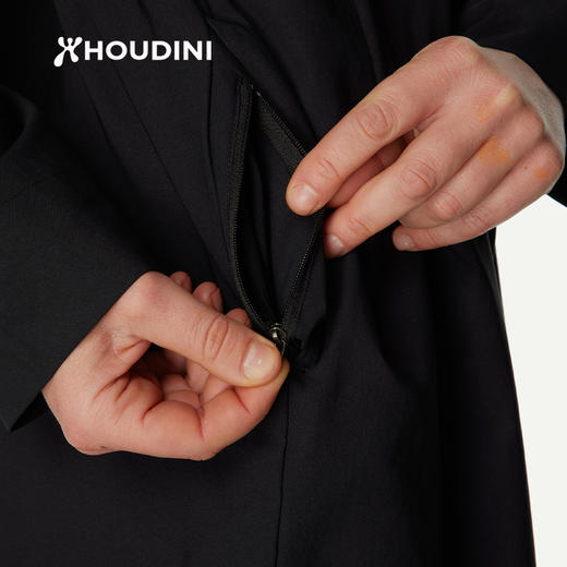 HOUDINI胡丁尼Route Shirt Dress路径女户外夏中长款衬衫长裙 860068 商品图8