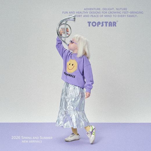 【云优选】TOPSTAR春季新款软底儿童运动鞋2042 商品图4