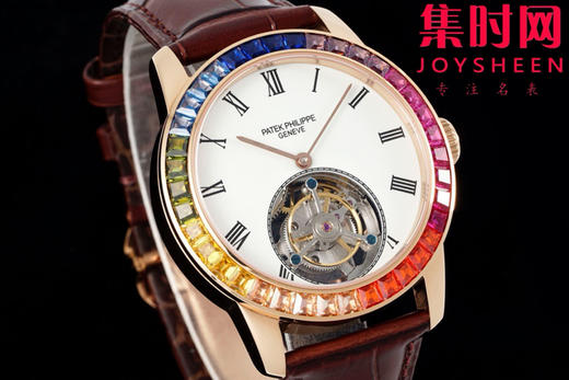 RMS百达翡丽古典陀飞轮系列 彩虹圈 真陀飞轮 男士腕表 表径42mm 搭载高端定制手动陀飞轮机械机芯 商品图1