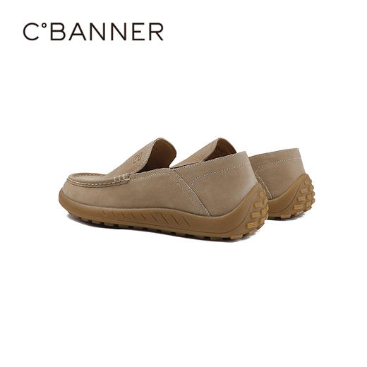 千百度2026春季男鞋质感细腻柔软纹理清晰懒人休闲A26107763 商品图3