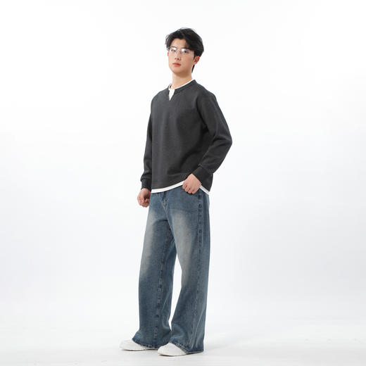 假两件V领卫衣-纪念日百货门店同款169094823 商品图3