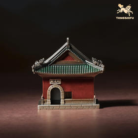 铜师傅 见微系列《武当联名升运殿》客厅铜建筑摆件 家居工艺品