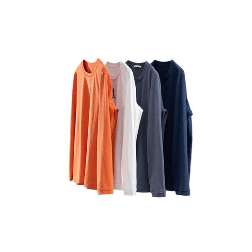 特绽放046朵/"马六六"长袖T恤·刺绣花纱T恤女春季新款松弛感上衣 商品图4