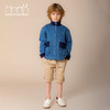 全棉牛仔拼接灯芯绒立领外套 商品缩略图0