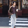 绽放033朵/桑蚕丝匹马棉灯芯绒帅气休闲西装外套女春百搭新款上衣 商品缩略图2