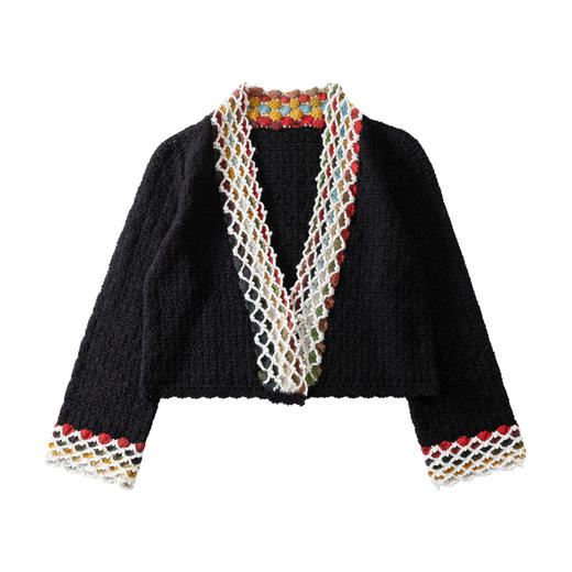 苏苏姐家浮光开衫手工DIY编织钩针羊毛线衣服毛线团自制材料包 商品图4