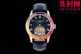 RMS百达翡丽古典陀飞轮系列 彩虹圈 真陀飞轮 男士腕表 表径42mm 搭载高端定制手动陀飞轮机械机芯