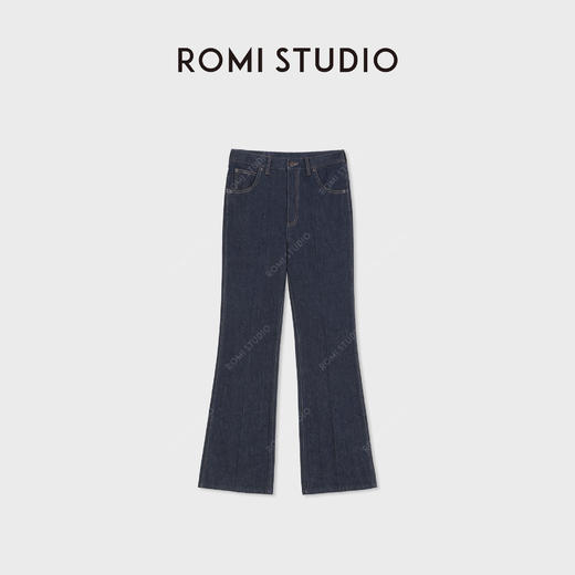 ROMI STUDIO“复古优雅”经典赤耳丹宁超模微喇牛仔裤 RWCSXD2096 商品图0