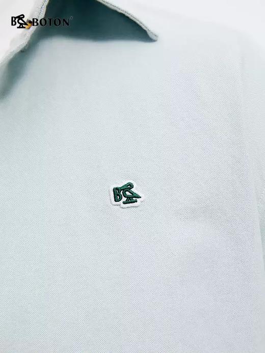 波顿春夏季男士长袖浅净色长袖衬衫微宽松休闲感衬衣MS096125 商品图3