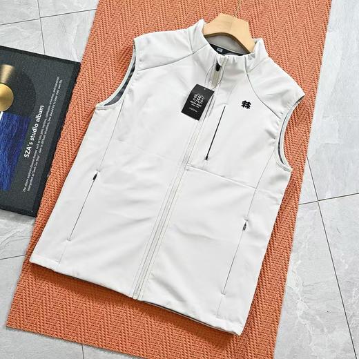 KOLONSPORT26年春季秋季可隆男女同款立领软壳加绒户外休闲防水防风马甲背心 商品图1