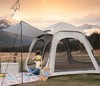 【超大六边形空间❗️自动速开骨架】户外野营全自动帐篷快速打开折叠防晒超大沙滩野外露营全景六角帐。jd 商品缩略图0