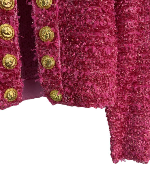 女款粗花呢双排扣外套ho 商品图2