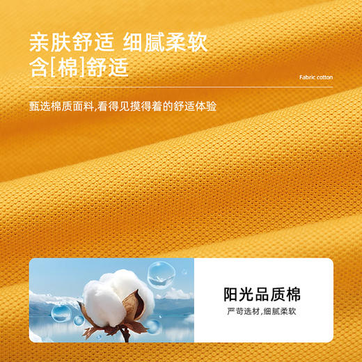 德鲨棉质短袖POLO衫男青年2026夏新款休闲撞色上衣翻领T恤 商品图2