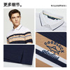 【桑蚕丝】德鲨短袖条纹POLO衫男2026夏季新款休闲翻领T恤 商品缩略图3