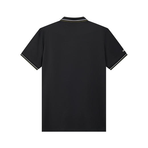 【桑蚕丝】德鲨鲨鱼夏季新款短袖POLO衫男休闲撞色翻领T恤 商品图1