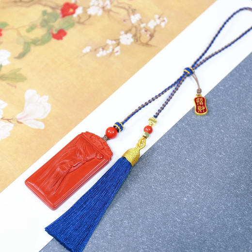 朱砂武财神挂饰、车挂 商品图1