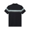 【桑蚕丝】德鲨鲨鱼男装短袖POLO衫2026夏新款条纹翻领T恤 商品缩略图1