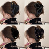 雀说 抓夹法式赫本风黑色三角盘发三角夹头饰0031 商品缩略图0