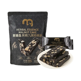 麦德龙 麦臻选黄精九黑核桃糕 500g