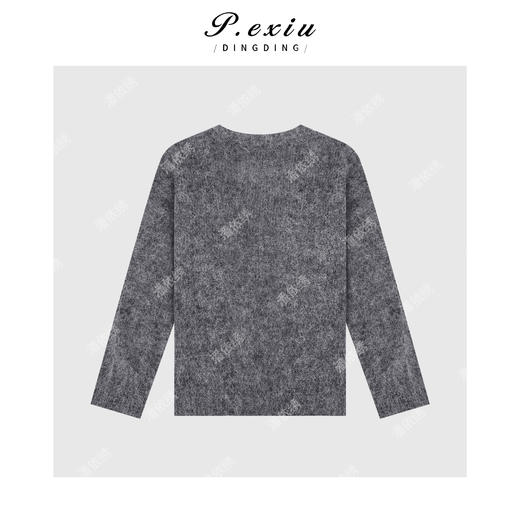 A008潘依绣丁丁宠粉韩系慵懒风软糯针织开衫Q6243 商品图1