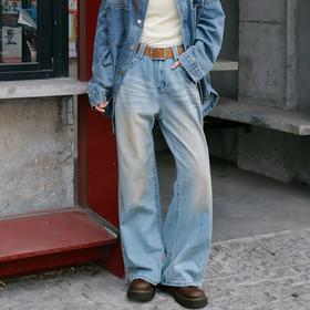 潮流猫爪直筒牛仔裤-纪念日百货门店同款169264765