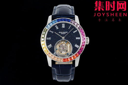 RMS百达翡丽古典陀飞轮系列 彩虹圈 真陀飞轮 男士腕表 表径42mm 搭载高端定制手动陀飞轮机械机芯 商品图0