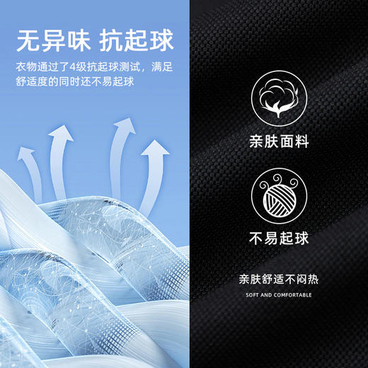 【桑蚕丝】德鲨鲨鱼男装短袖POLO衫2026夏新款条纹翻领T恤 商品图2