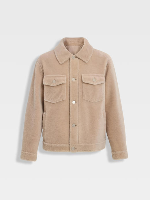 callisto卡其色绵羊毛皮克服 商品图0