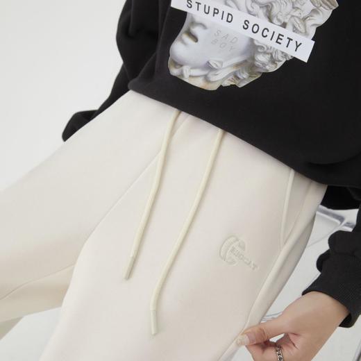 丁摩 【特厚防风裤】男女双面慕斯绒700克真防风运动裤子冬季加厚款5ZF-C275 商品图4