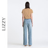 LIZZY夏季新款优雅时尚圆领百搭通勤纯棉舒适女上衣T恤8153 商品缩略图3