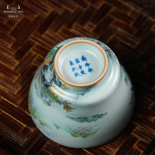 问鼎鼎峰柴窑天青馥郁杯（福气满满） 商品图5