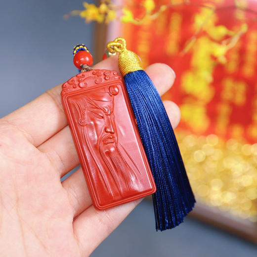 朱砂武财神挂饰、车挂 商品图6