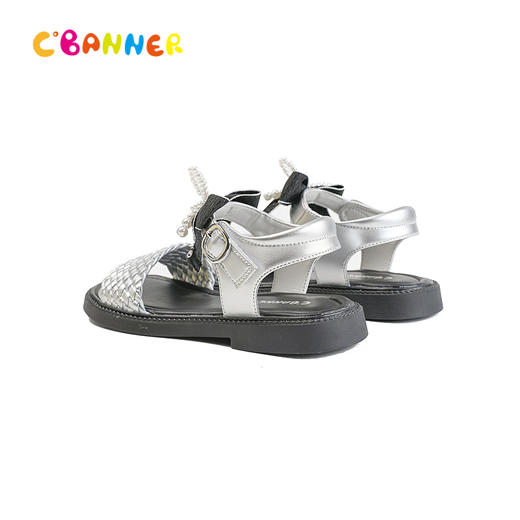 【上新】千百度2026夏季童鞋亲肤超纤编织 细腻柔软休闲凉鞋A26389684 商品图3