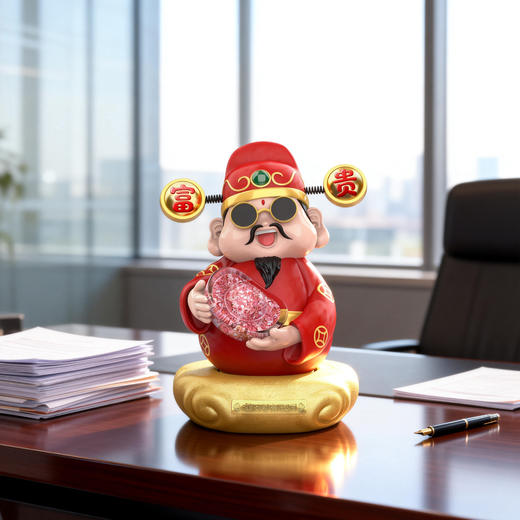 【成都印钞】碎钞财神爷摆件 商品图8