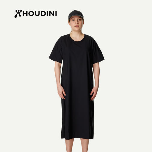 HOUDINI胡丁尼 Cover Dress守护女户外夏季轻薄休闲宽松长裙 860067 商品图3