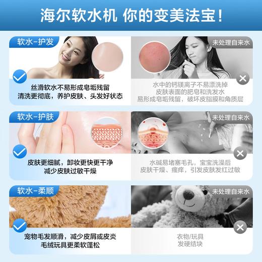 海尔（Haier）水魔方家用分体式中央软水机1.5T大通量超薄小体积净水器安装无忧全屋软化水质HZR15-F0913D1U1 商品图2