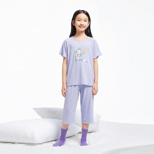 女童家居服套装夏季新款安奈儿童装JG621787 商品图3