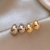 春节不打烊【轻奢高级质感❗️工艺与时尚并行】简约金属豆豆钛钢耳钉新款欧美时尚高级感925银针耳环气质耳饰品。jd 商品缩略图3