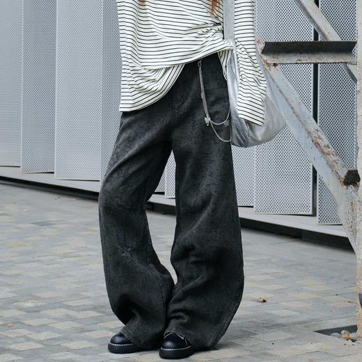 复古印花弯刀牛仔长裤-纪念日百货门店同款169493496 商品图0