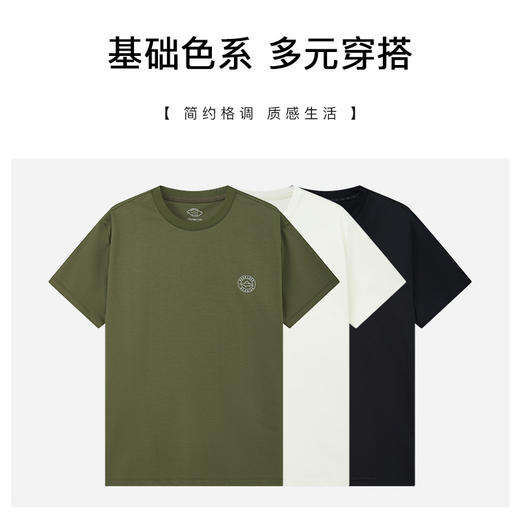 【凉感】德鲨短袖圆领T恤男青年2026夏新款休闲百搭打底衫 商品图4