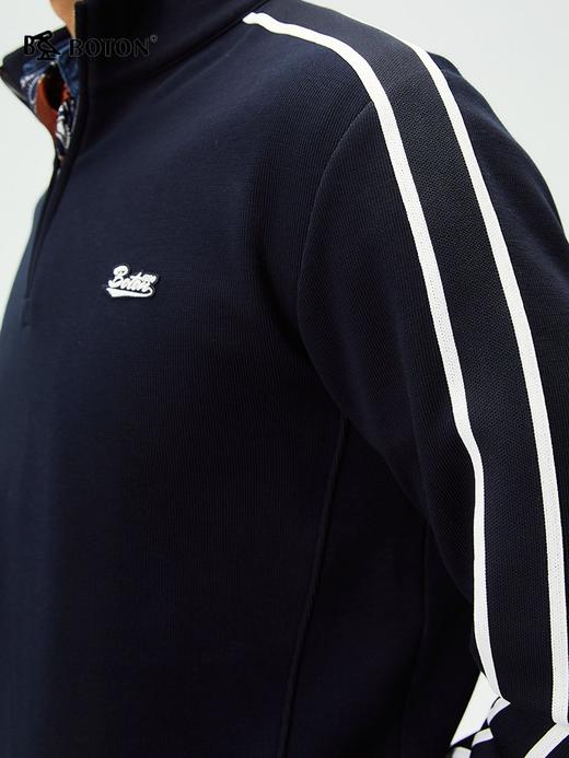 波顿男士秋冬立领通勤时尚百搭长袖针织MT067325 商品图2