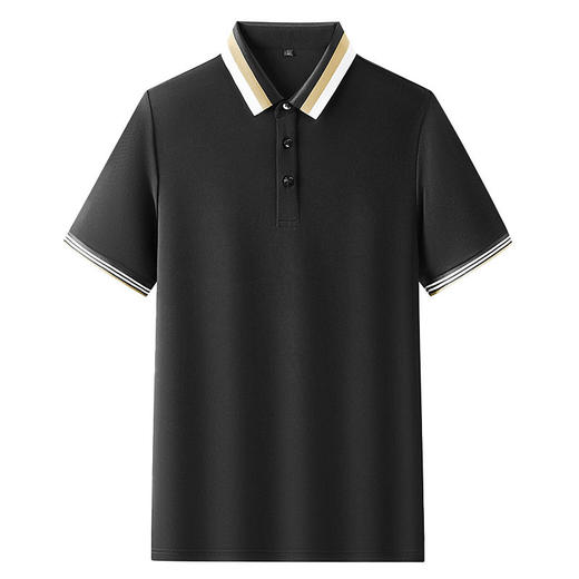 polo衫夏季新款男士拼色翻领高级感企业工作服T恤衫男装上衣   STZZ-STYPL07 商品图3